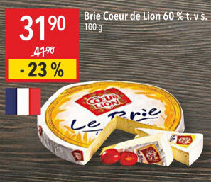 Sýr Brie Coeur de Lion