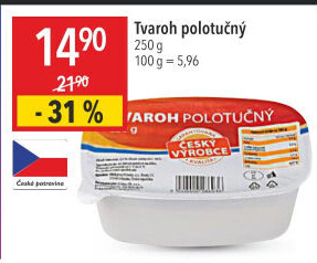 Tvaroh polotučný