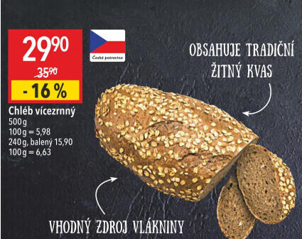Chléb vícezrnný