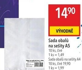 Obaly na sešity A5