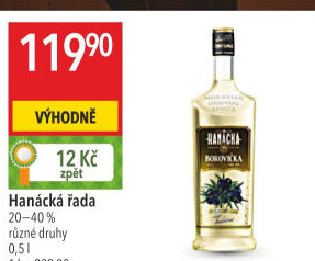 Pálenka Borovička Hanácká
