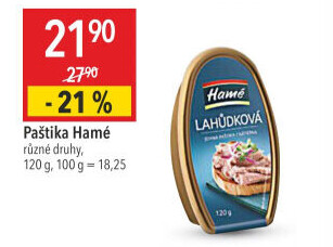 Paštika lahůdková Hamé