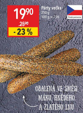 Pečivo Párty večka
