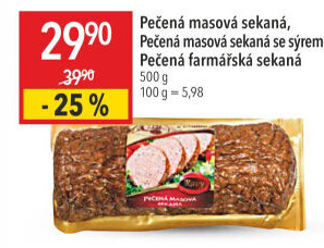 Sekaná pečená masová Ravy
