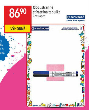 Stíratelná tabulka Centropen