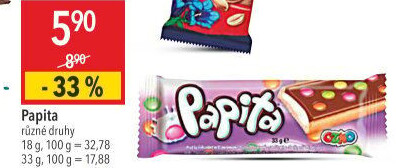 Tyčinka Papita Sölen