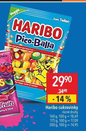 Bonbony želé Haribo