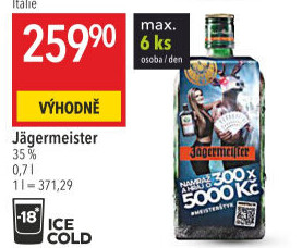 Bylinný likér Jägermeister