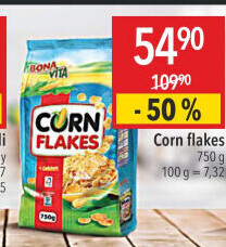 Lupínky kukuřičné Corn Flakes Bonavita