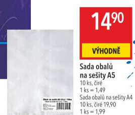 Obaly na sešity A5