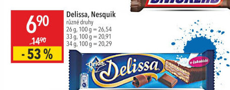 Oplatky celomáčené Delissa Orion