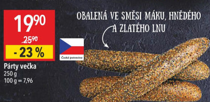Pečivo Párty večka