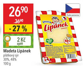 Sýry Lipánek Madeta