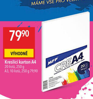 Kreslicí karton A4 MFP paper