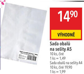 Obaly na sešity A5