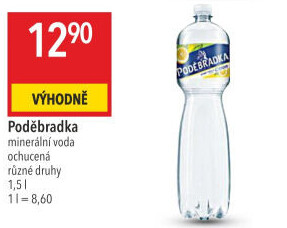 Ochucená voda Poděbradka