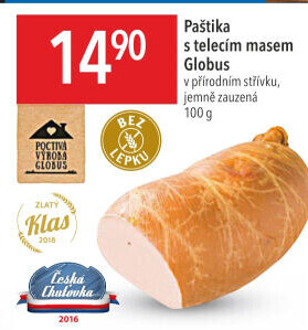 Paštika s telecím masem Játrovka Globus