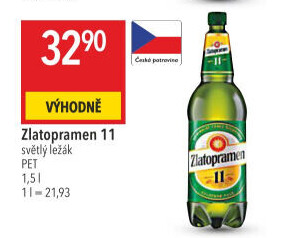 Pivo světlý ležák 11° Zlatopramen