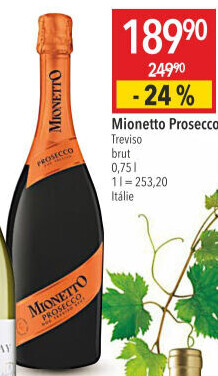 Prosecco brut DOC Treviso Mionetto