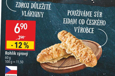 Rohlík se sýrem