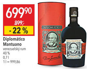 Rum Diplomatico Mantuano