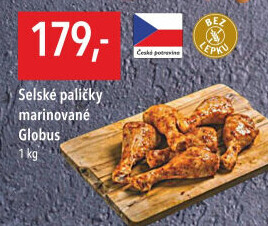 Selské kuřecí stehna marinovaná Globus