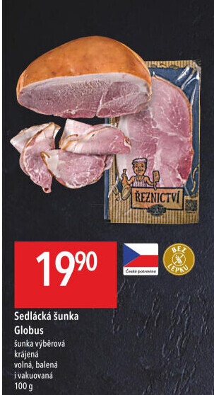 Šunka sedlácká výběrová Globus