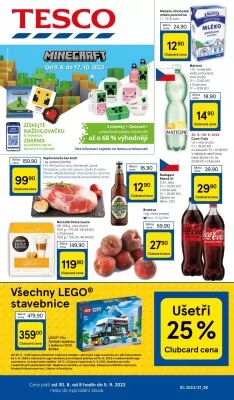 akční leták Tesco 30.8.2023-5.9.2023