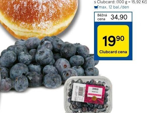 Borůvky Tesco