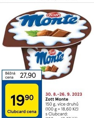 Dezert Monte Zott