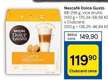 Kapsle Dolce Gusto Nescafé