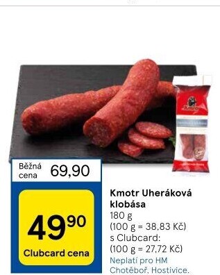 Klobása Uheráková Kmotr