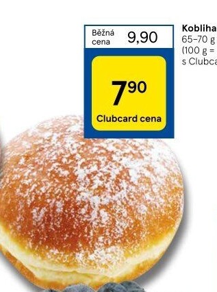 Kobliha s ovocnou náplní