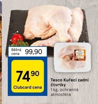 Kuřecí čtvrtky Tesco