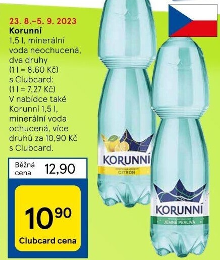Přírodní voda Korunní