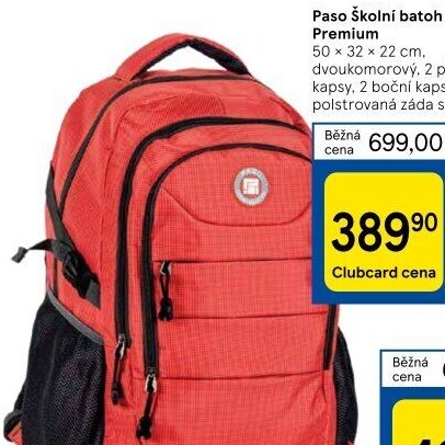 Školní batoh Paso