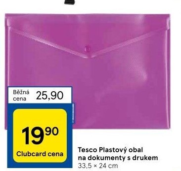 Spisovka Tesco