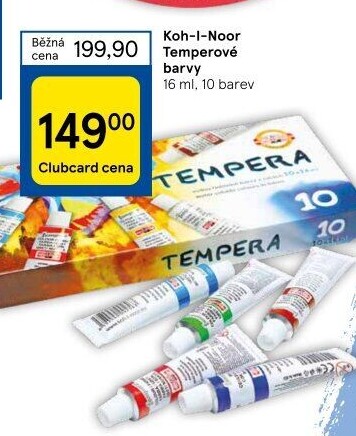 Temperové barvy KOH-I-NOOR