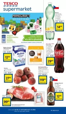 akční leták Tesco 30.8.2023-5.9.2023
