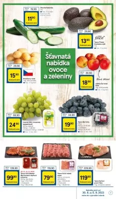 akční leták Tesco 30.8.2023-5.9.2023