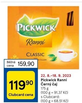 Čaj černý Ranní Pickwick