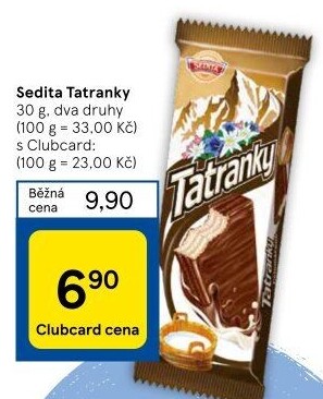 Celomáčené Tatranky Sedita