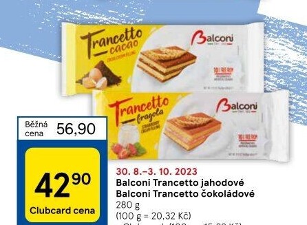 Dezert Trancetto Balconi