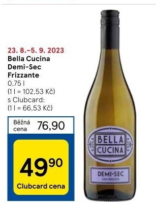Frizzante Demi Sec Bella Cucina