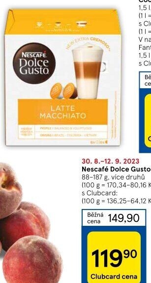 Kapsle Dolce Gusto Nescafé