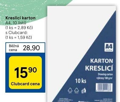 Kreslicí karton A4