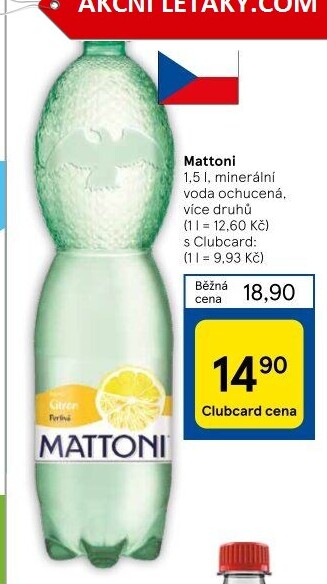 Ochucená voda Mattoni