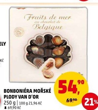 Bonboniéra Mořské plody Van D’or
