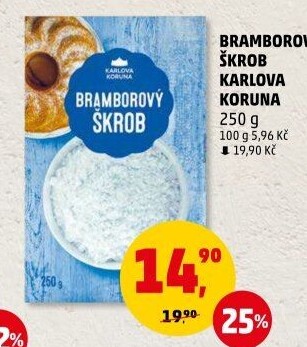 Bramborový škrob Karlova Koruna
