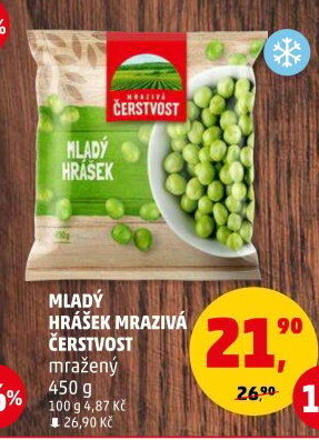 Hrášek mražený Mrazivá Čerstvost